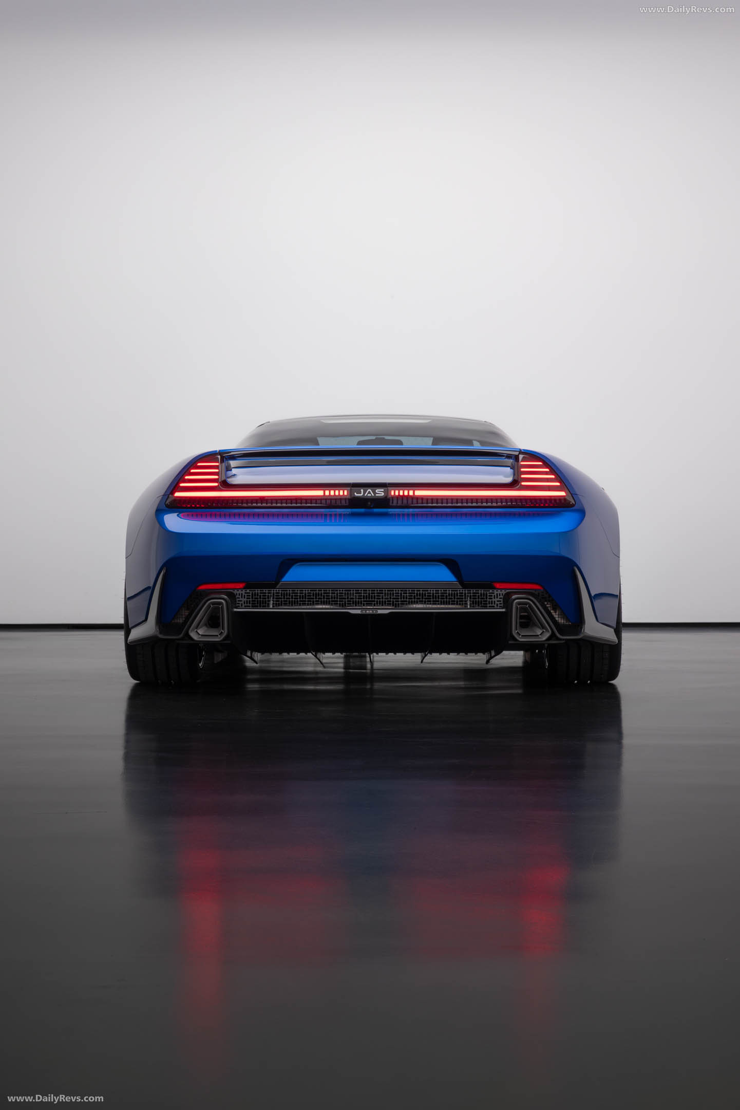 2026 JAS Motorsport Tensei Deep Blue Rear View